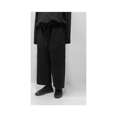 New Dark Department of personality pants mens loose-fitting trousers winter trend new patchwork casual pants