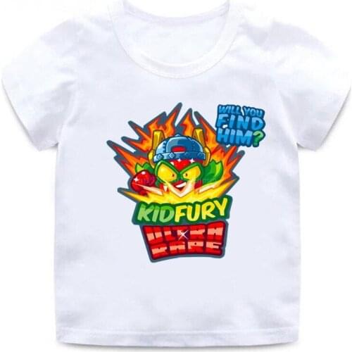 Fast Shipping New Summer Baby Boys T shirt Los Super Zings Series 4 Print Piano Kids T-Shirts Funny Children Girls Tops Clothes