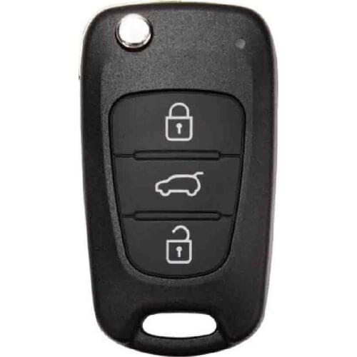 Wooeight 3 Button Car Key Case Remote Key Fob Case Shell Fit For Kia Ceed Picanto Sportage Rio Rondo K2 Hyundai i20 i30 ix35
