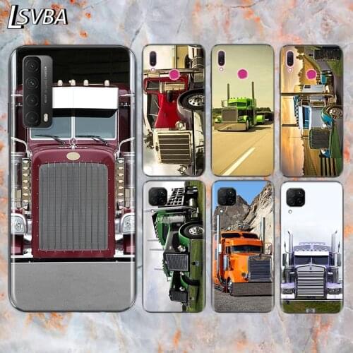 Fashion Peterbilt Trucks For Huawei Y9S Y6S Y8S Y9A Y7A Y8P Y7P Y5P Y6P Y7 Y6 Y5 Pro Prime 2020 2019 2018 Phone Case