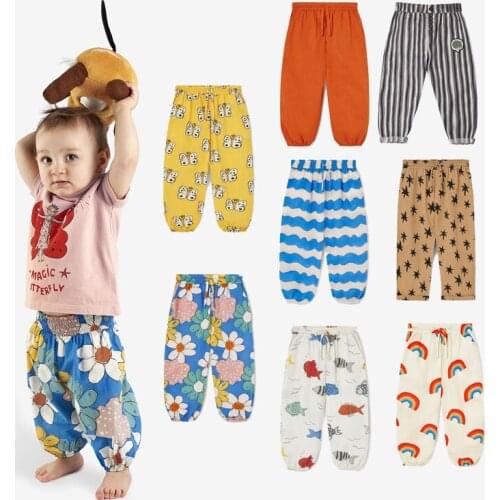 Kids Pants Girls Boys Mosquito-proof Baby Harem Pants 2021 New Summer Loose Trousers Children Toddler Clothing 1-12Y Fashion