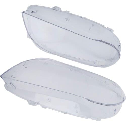 For BMW F01 E70 09-15 Headlight Lens Lamp Cover Headlamp Shade Right +Left Pair