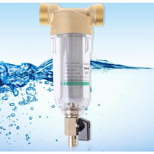 1Set 1 Inch 4 Points / 6 Points Prefilter Stainless Steel Water Purifier Mesh Copper Tap Faucet