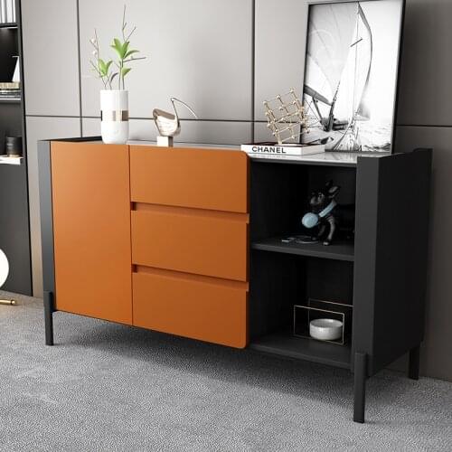 Italian minimalist dining cabinet restaurant dishes cabinet storage cabinet