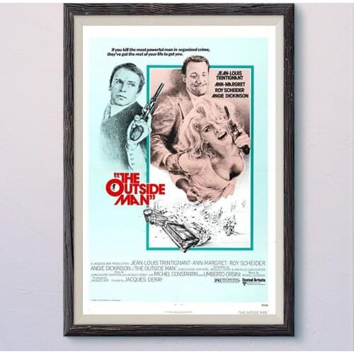 N493 THE OUTSIDE MAN Vintage Classic Movie Wall Silk Cloth HD Poster Art Home Decoration Gift