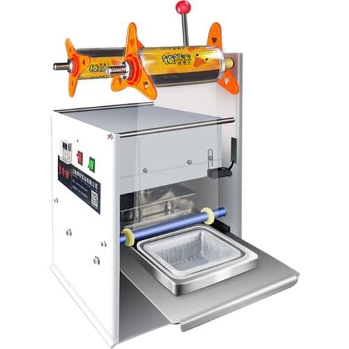 Semi-automatic food bowl sealing machine, plastic packaging take-out packaging, hand-pressed fast food box sealing machine