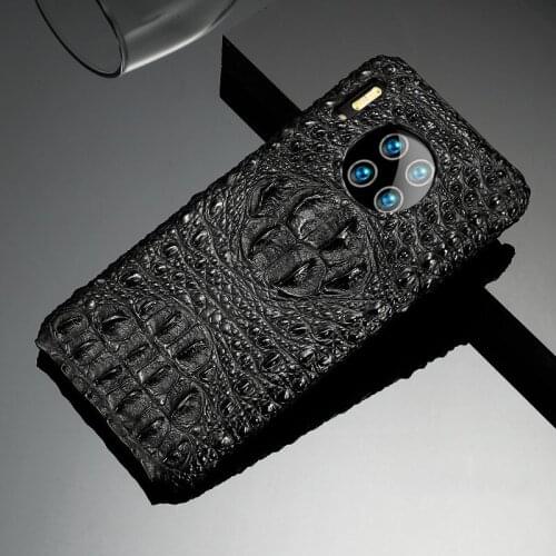 LANGSIDI Luxury phone case for Huawei mate 30 pro mate 20 lite 10 lite Crocodile fundas For huawei p40 lite p30 p20 pro p10