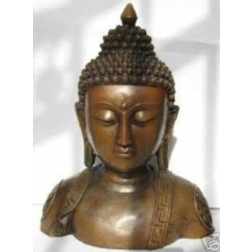 Collectable huge tibet bronze buddha sculpture 31CM Free shipping