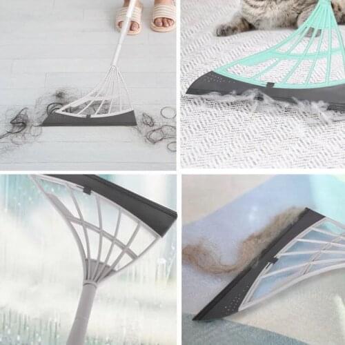 Sweep Scrape Integrated Mop Removable Glass Wiper Pet Hair Removal Brush Household Cleaning Tool Hand Push Sweeper Floor Cleaner