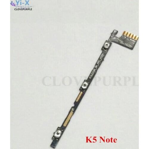 1PCS Power & Volume Flex Cable Key Button For Lenovo K5 Note Repair Parts