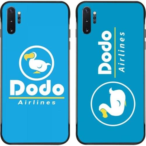 Dodo Airlines Phone Case For Samsung Galaxy Note20 ultra 7 8 9 10 Plus lite M21 M30S M51 M31 J8 2018