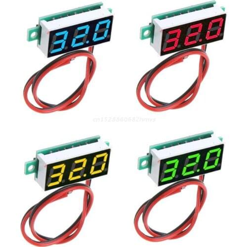 0.28 Inch DC 2.5V-30V 2 Wires Mini Digital Voltmeter Voltage Tester Meter LED Screen Electronic Parts Dropship