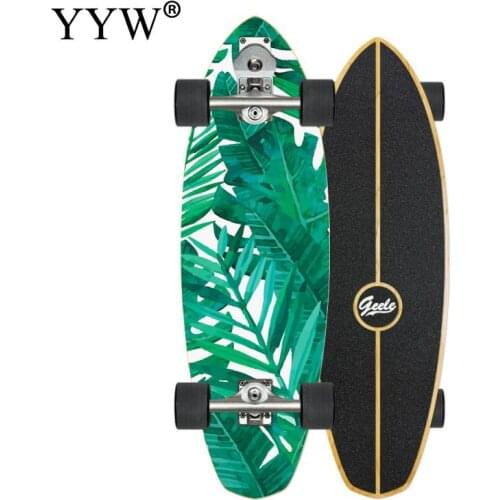 S7 Land Surfboard Walking Skateboard Longboard Penny Board Surf Land Skateboard Beginner Exercise Brush Street Big Fish Board
