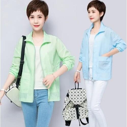 Hot Selling 2021 New Sun-Proof Clothing Womens Summer Anti-Ultraviolet Sun Protection Clothing Female Coat Jacket Plus Size 5XL
