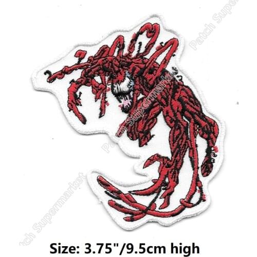 Carnage infinity war Villain Comic Venom Lizard Embroidered Big Patch Movie TV Iron On Patch APPLIQUE