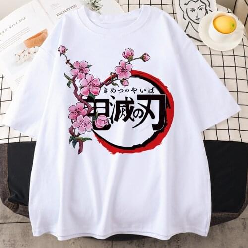 Hot Demon Slayer Tshirt Anime Kimetsu No Yaiba T-shirt Short Sleeve Fitted Soft Anime Manga Tee Shirt Unisex
