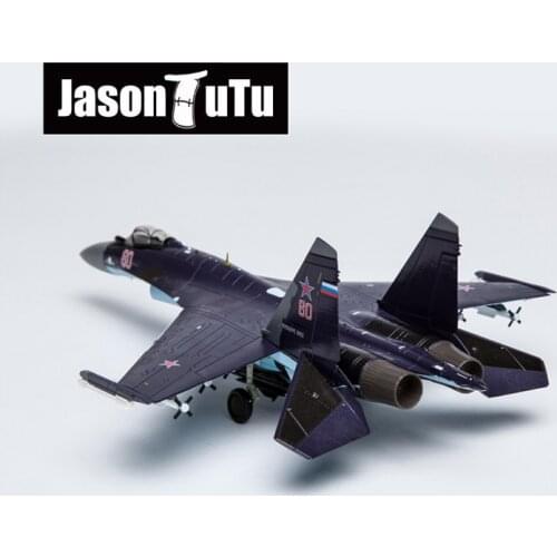 JASON TUTU 1/72 Scale Alloy Fighter Sukhoi SU-35 Multi-fighter Airplane Model Russian Air Force SU35 Aircraft Gift Collection