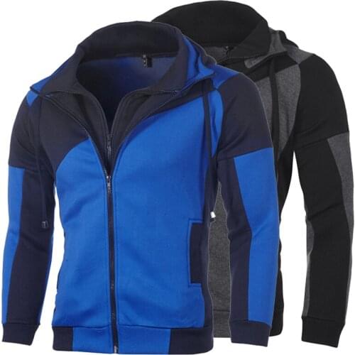 2019 New Mens Running Jackets Outdoor Sports Hoodies Sports Coat Outdoor Fitness Sweatshirt Gym Running Jackets Jogging Hoodies
