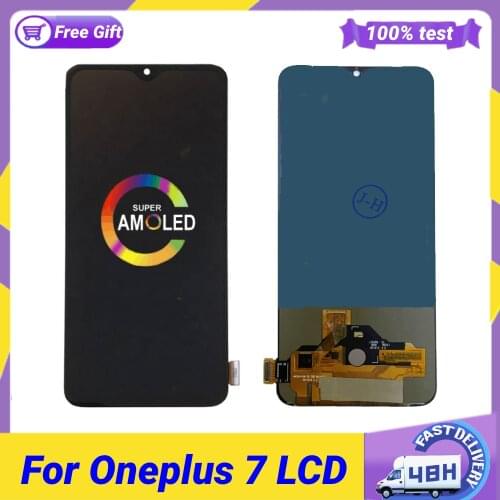 Original LCD For Oneplus 7 6.41" LCD Display Touch Screen Digitizer Assembly Replacement LCD Screen For OnePlus7 1+7 Screen