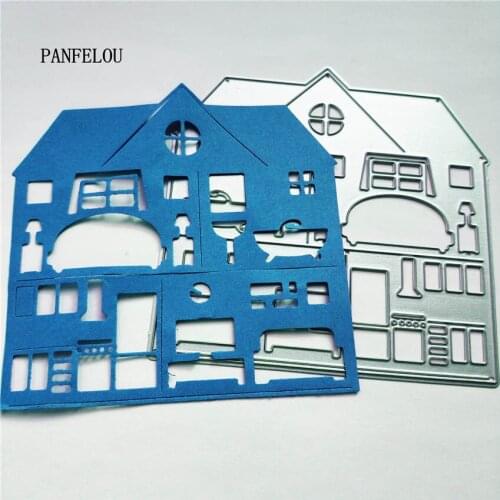 PANFELOU country house metal craft paper die cutting dies Scrapbooking/DIY Easter wedding Embossing mould cards