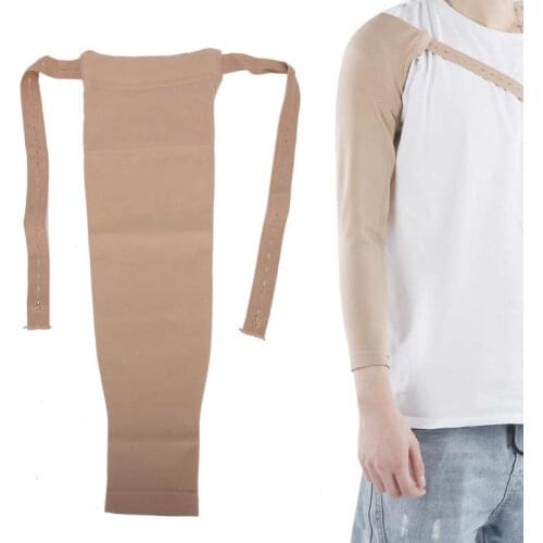 Adjustable Posture Corrector Post Mastectomy Compression Sleeve Elastic Arm Swelling Lymphedema Relief Sleeve Braces Supports