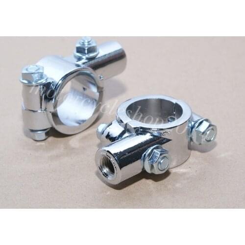 Universal 1" 25mm 10MM Aluminum Motorcycle Handlebar Mirror Adaptor Holder Mount Brackets Clamps Retrovisor Moto Cafe