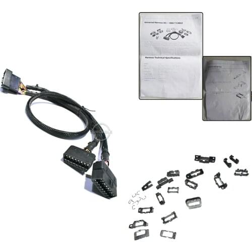 Universal OBD II cable for volvo North American Snap-in mount European Lock Mount Latch &Snap for ford connect scanner cable