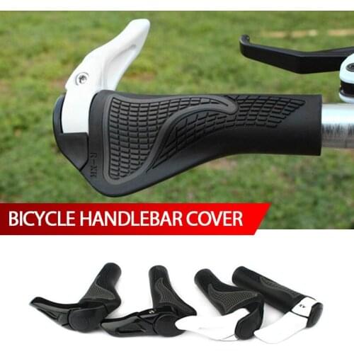 MTB Bicycle Grips Mountain Bike Vice Handle Integrated MTB Cycling Hand Rest Shockproof Anti-Skid Handlebar Grips Cycling Parts