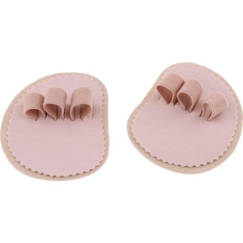 1 Pair Left Right Triple Toe Straightener Separators Correctors For Overlapping Toe Crooked Hammer Toes