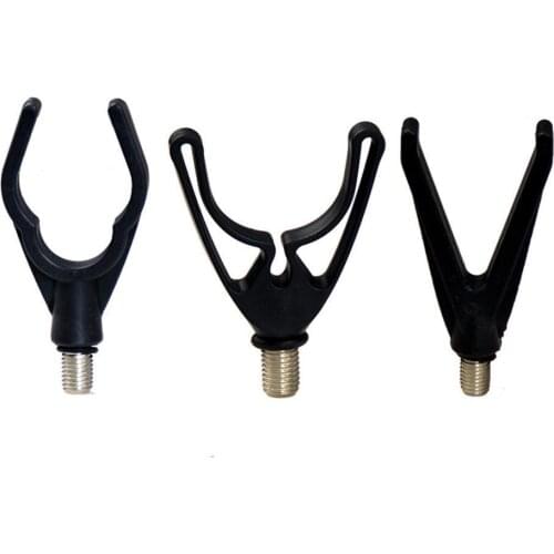 1Pcs Holder U-shaped V shape Semicircle Fishing Rod Holder Butt Magnet With Head Tackle Rest Rubber Fishing Gripper Rod Cli Y1O9