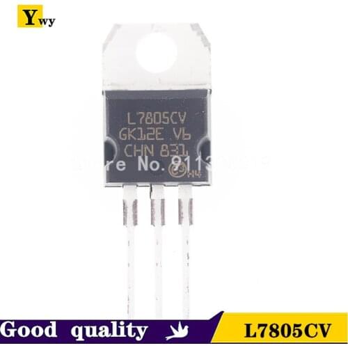 10pcs L7805CV L7805 7805 Voltage Regulator 5V 1.5A TO-220