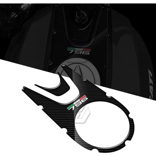 3D Carbon-look Motorcycle Gas Tank Pad Protector Case for Ducati Monster 796 2008-2014