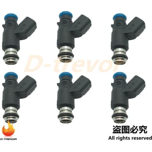 6Pcs Fuel Injector Nozzle OEM 25359853 for Chevrolet BYD F3 2000-2016