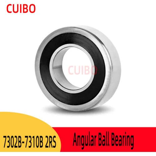 Bearing 7306B 2RS angular contact ball bearing 7306 size:30X72X19mm