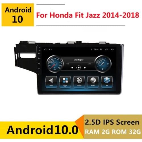2G RAM Android car stereo for honda fit jazz 3 GP 2014 15 16 17 2018 radio navigation GPS Multimedia Player headunit