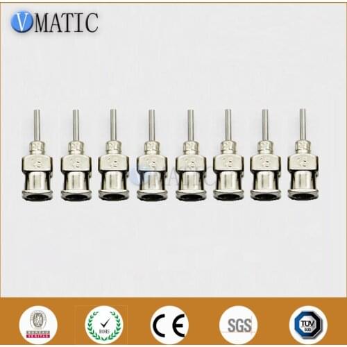 Free Shipping High Precision All Metal Tips 18G 1/4 Inch Blunt Stainless Steel 12Pcs Dispensing Syringe Needle Tips