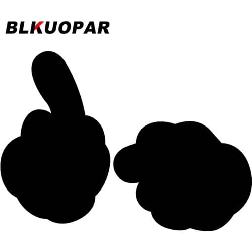 BLKUOPAR for Mickey Hands Image Car Stickers Sunscreen Fashionable Decals Campervan Motorcycle Helmet Decor Car Styling