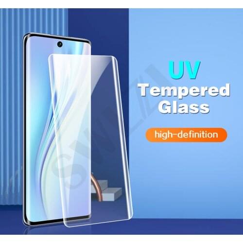 For Huawei mate 40 RS 40E P40 honor V40 50 30 P30 20 nova 7 8 pro plus UV tempered glass protective phone screen protector film