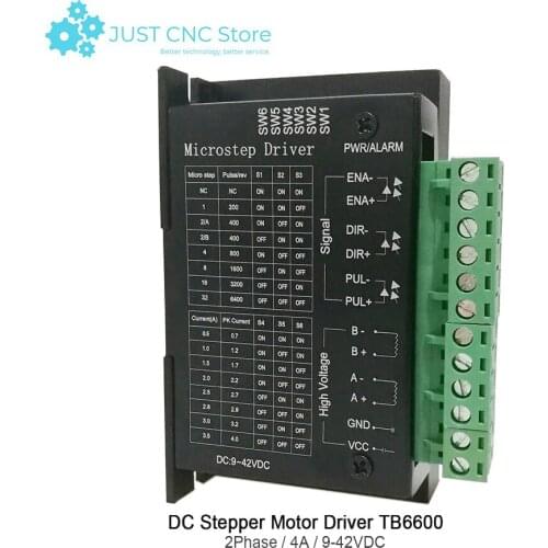 TB6600 Stepper Motor Driver Support nema 42 57 86 CNC controller 32 Segments Upgraded Version 4.0A 9-42VDC Milling Kits