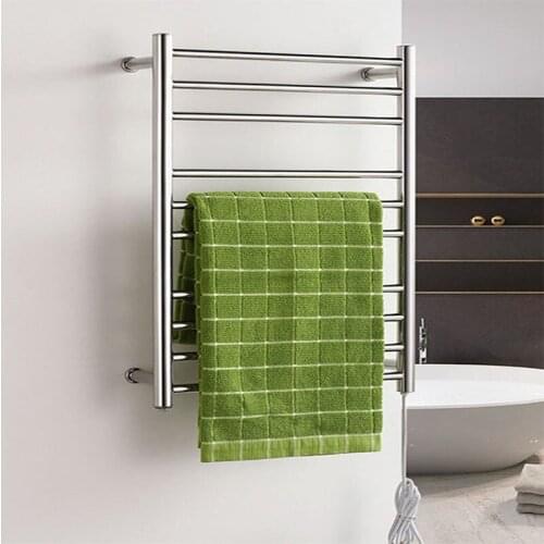 Stainless Steel Electric Heating Towel Rack Bathroom Drying Rack Bathroom Towel Rack Towel Rack Shelf