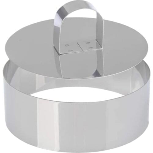 HOT Round Cake Rings,Stainless Steel Biscuit Cutter Mousse Circle Cake Molds,Cookie Pastry Cutter Ring Pancake Baking Tools