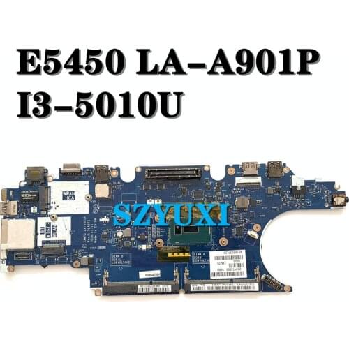 I3-5010U For Dell latitude E5450 motherboard LA-A901P CN-0PVYKY PVYKY mainboard 100%tested
