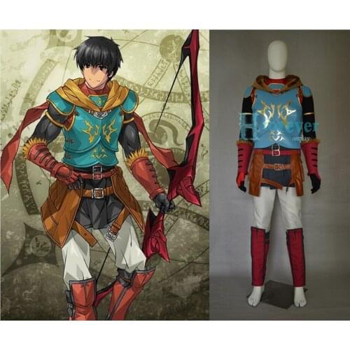 [Customized] Anime Fate/EXTELLA LINK Arash Archer Ballte Uniform Ver Cosplay Costume For Men Halloween Free Shipping New 2019