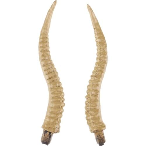 Artificial Antelope Horns Costume Gothic Hair Headband Hoop DIY Accessories