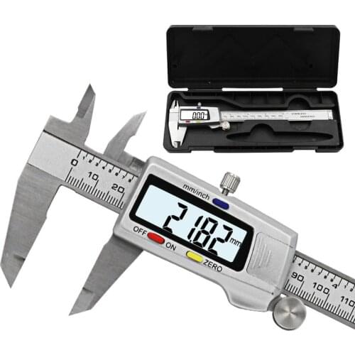Measuring Tool Stainless Steel Digital Caliper 6 "150mm Messschieber paquimetro measuring instrument Vernier Calipers