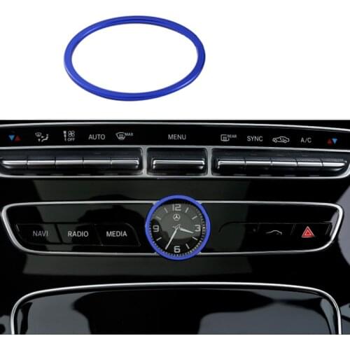 Center Console Clock Ring Cover Trim For Mercedes-Benz C Class W205 2015-2016 & E Class W213 2017