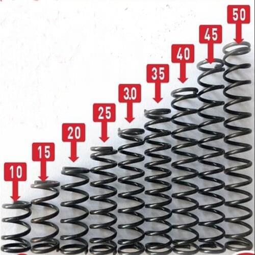 10pcs wire diameter 0.8mm compression spring outer diameter 5-14mm length 10-50mm
