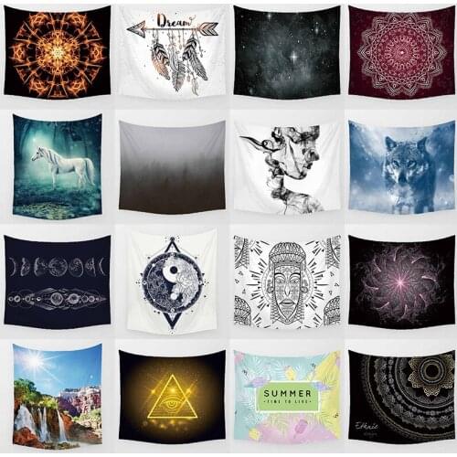 Beauty abstract picture mandala boho style dream on the arrow home wall decor wall art tapestry rectangle wall hanging tapestry