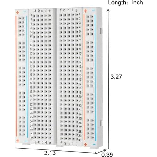 400 Points Breadboard Solderless PCB Test Bread Board For Bus Test Circuit Board Mini Universal Test Protoboard DIY