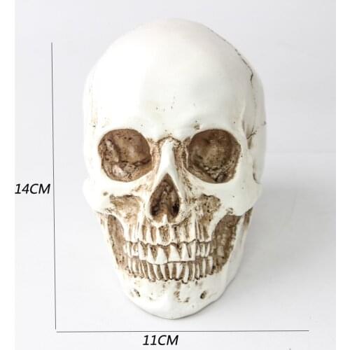 [MGT]SKULL 1:1Resin Crafts Halloween Decoration Sculpture Statue Suitable for Decoration Bar Movie props makeup home decorations